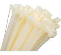 Хомут-стяжка SKYBEAR нейлон-66, белый, 7,2x250 мм, 100 шт. 921725