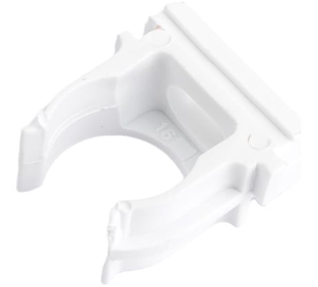 Крепеж-клипса EKF d16 мм, белая, 10 шт. derj-z-16-white