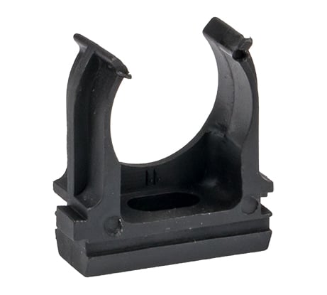 Крепеж-клипса EKF d16 мм, черная, 100 шт. derj-z-16-black