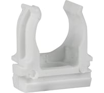 Крепеж-клипса EKF d25 мм, белая, 10 шт. derj-z-25-white