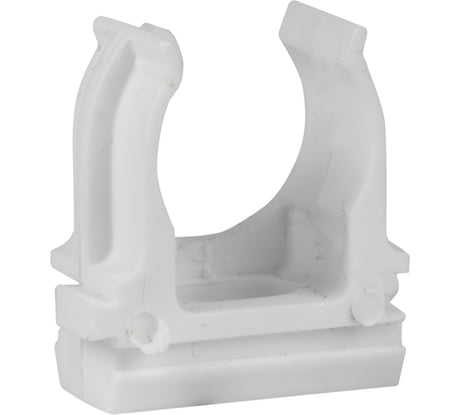 Крепеж-клипса EKF d25 мм, белая, 10 шт. derj-z-25-white