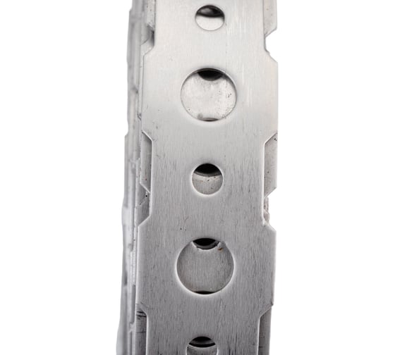 Перфорированная лента VORMANN 16x0,9 мм, 10 м, нержавеющая сталь 011403016
