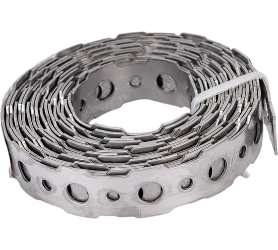 Перфорированная лента VORMANN 16x0,9 мм, 3 м, нержавеющая сталь 011401016