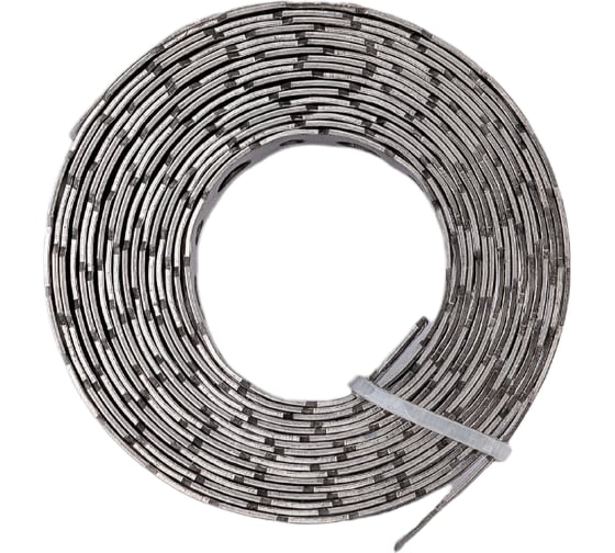 Перфорированная лента VORMANN 16x0,9 мм, 3 м, нержавеющая сталь 011401016
