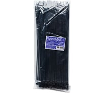 Кабельная стяжка (хомут) Nylon Max нейлоновая, 3.6x250, черный, 100 шт. 4603777989125 TY-4X250Bk
