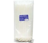 Кабельная стяжка (хомут) Nylon Max нейлоновая, 7.6x300, белый, 100 шт. 4603777989330 TY-8X300Wh