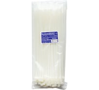 Кабельная стяжка (хомут) Nylon Max нейлоновая, 7.6x400, белый, 100 шт. 4603777989354 TY-8X400Wh 23688633