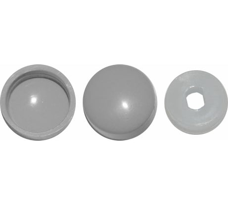 Универсальная заглушка КРЕП-КОМП светло-серый, 500 шт. зу св.серый