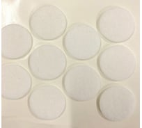 Самоклеящийся фетровый пункт Локри D30 мм, белый, 6 шт. 107113