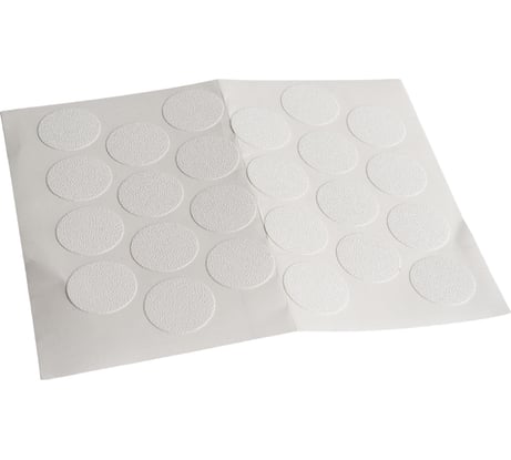 Самоклеющаяся заглушка Локри D-20 мм, белый, 24 шт. 106792