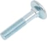 Мебельный болт МЕТАЛЛСЕРВИС M8x40, DIN 603, цинк, 20 шт. 1239385 1