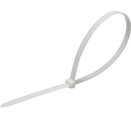 Кабельная стяжка АБК-СИЛА 3,6x350, белая, 100 шт. 11052095