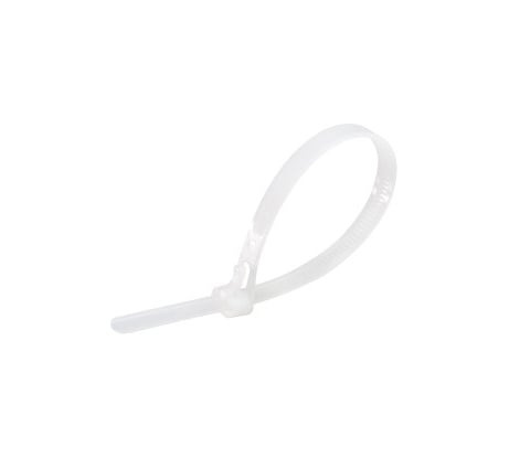 Разъемная кабельная стяжка АБК-СИЛА 7,5x250, белая, 100 шт. 4700301