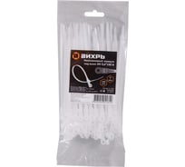 Нейлоновый хомут под винт Вихрь 3,6x150 Б 100 шт. 73/9/1/33