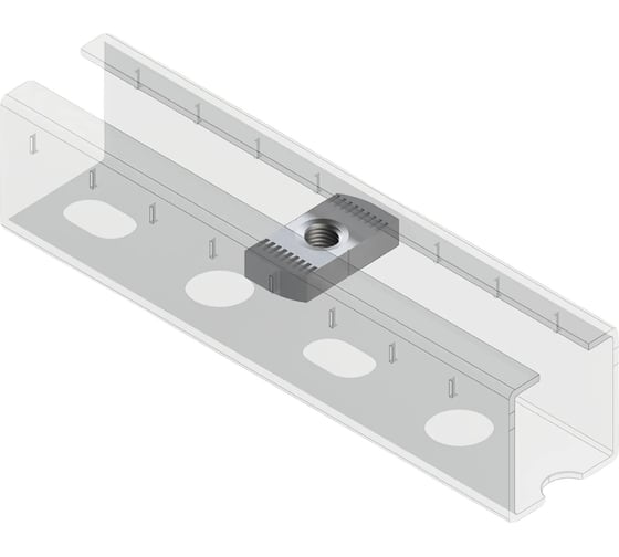 Гайка профиля TERMOCLIP tn 41 8f, М10, 10 шт. 9377002F10