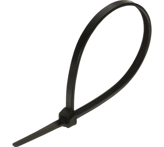Кабельная стяжка SGS черная, 2,5x200 мм, 100 шт. 4602 4602SGS 1