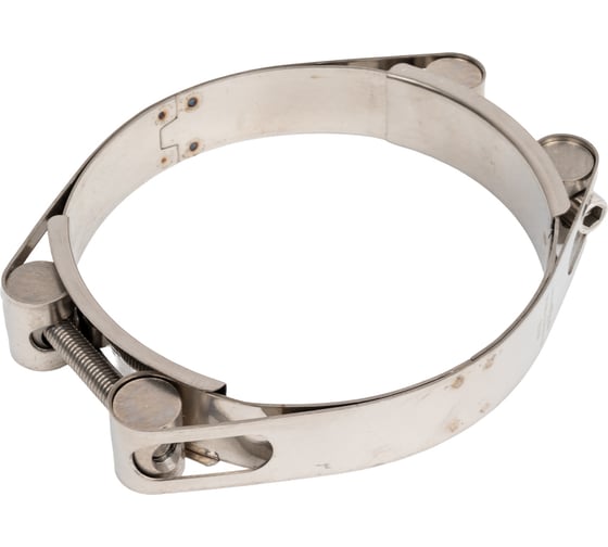 Двухболтовый силовой хомут TITAN LOCK 110-120 мм, нерж. сталь TL110-120DRCSS 1