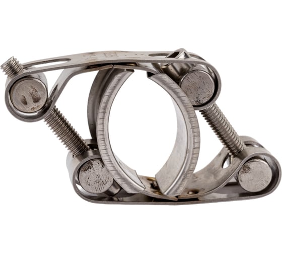 Двухболтовый силовой хомут TITAN LOCK 30-40 мм, нерж. сталь TL30-40DRCSS