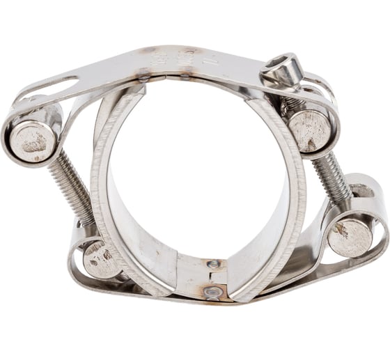 Двухболтовый силовой хомут TITAN LOCK 45-55 мм, нерж. сталь TL45-55DRCSS