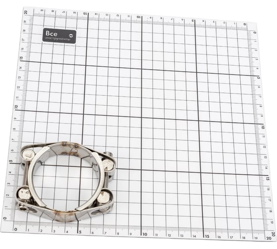 Двухболтовый силовой хомут TITAN LOCK 45-55 мм, нерж. сталь TL45-55DRCSS