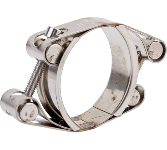 Двухболтовый силовой хомут TITAN LOCK 50-60 мм, нерж. сталь TL50-60DRCSS