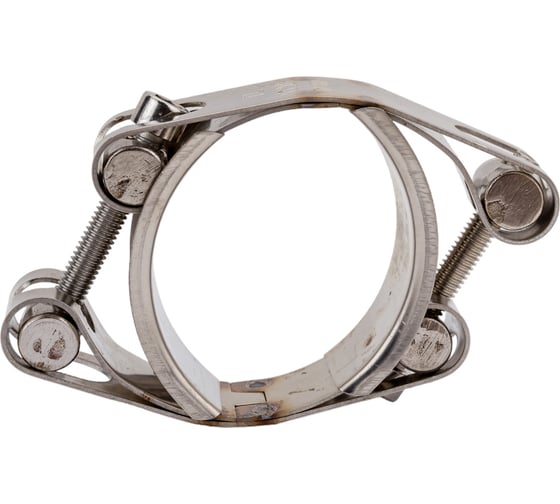 Двухболтовый силовой хомут TITAN LOCK 50-60 мм, нерж. сталь TL50-60DRCSS