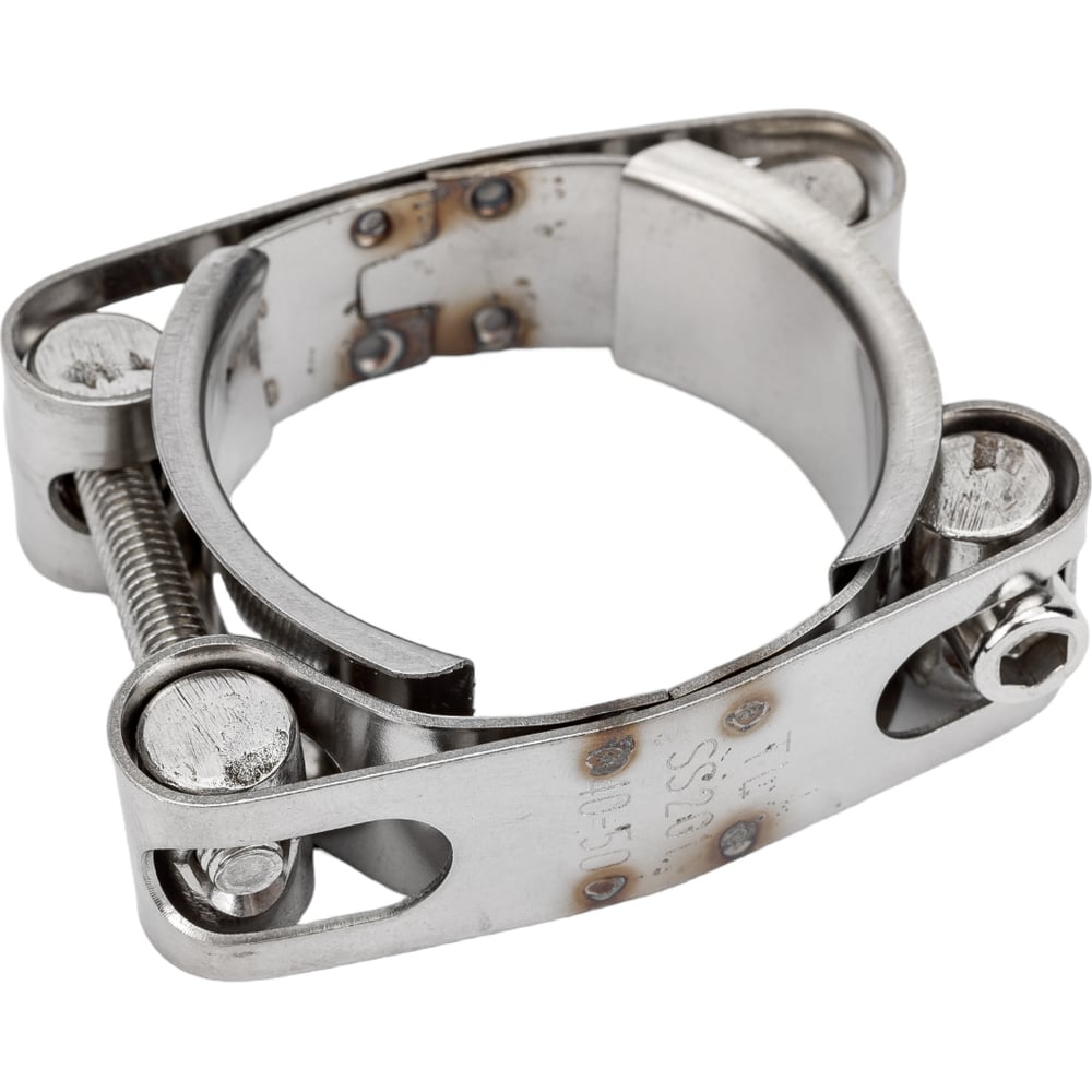 Двухболтовый силовой хомут TITAN LOCK 40-50 мм, нерж. сталь TL40 ...