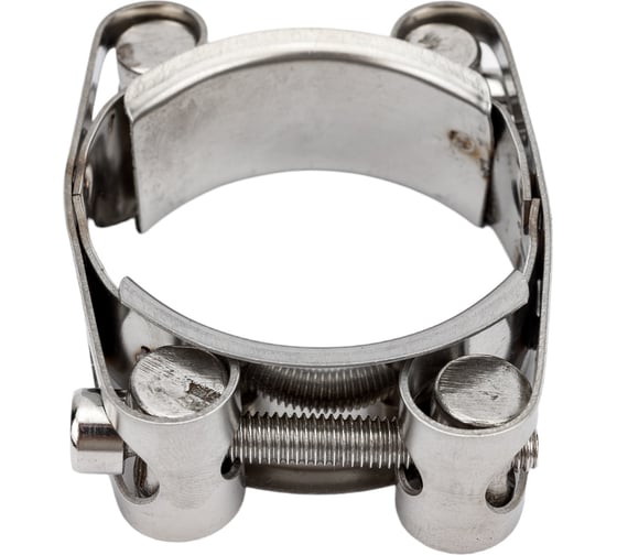 Двухболтовый силовой хомут TITAN LOCK 40-50 мм, нерж. сталь TL40-50DRCSS