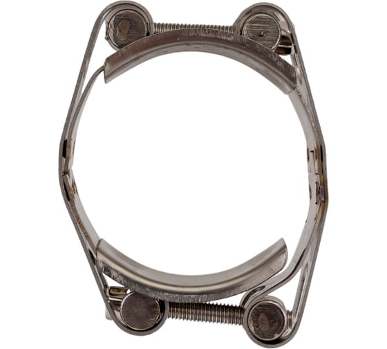 Двухболтовый силовой хомут TITAN LOCK 55-65 мм, нерж. сталь TL55-65DRCSS