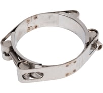 Двухболтовый силовой хомут TITAN LOCK 65-75 мм, нерж. сталь TL65-75DRCSS