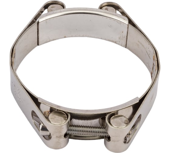 Двухболтовый силовой хомут TITAN LOCK 75-85 мм, нерж. сталь TL75-85DRCSS