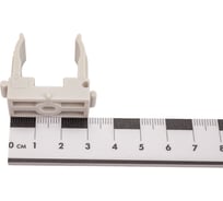 Крепежная клипса для монтажа газовым монтажным пистолетом FIXPISTOLS f-cpe25 серая, 100 шт. 2-2-4-4638