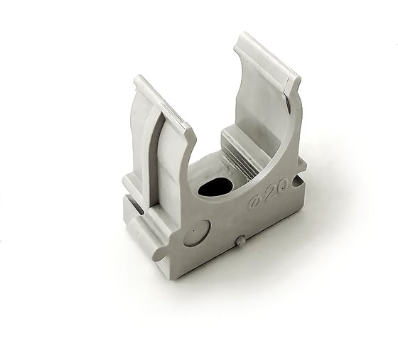 Крепежная клипса для монтажа газовым монтажным пистолетом FIXPISTOLS F-CPE20 серая, 100 шт. 2-2-4-4621 1