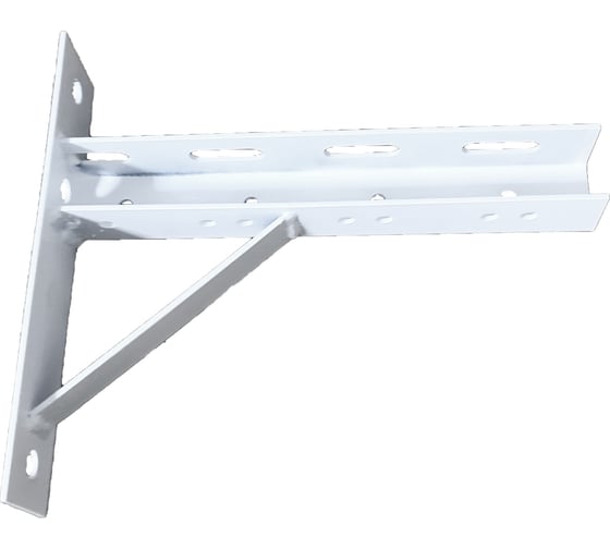 П-образный кронштейн ООО Промекон 200x180 мм, левый, белый 1000000049 1