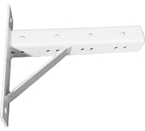 П-образный кронштейн ООО Промекон 200x180 мм, правый, белый 1000000048