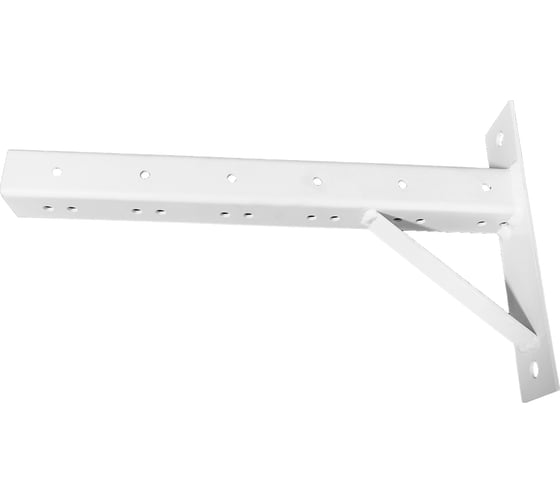 П-образный кронштейн ООО Промекон 300x180 мм, левый, белый 1000000051 1