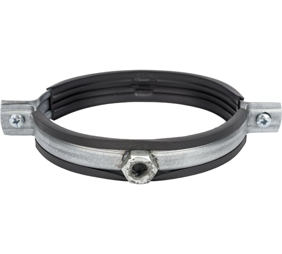 Cантехнический хомут с гайкой для труб СВК 4 1/2'' М10, 120-129 SVK-Fe120М10p Н0000025918