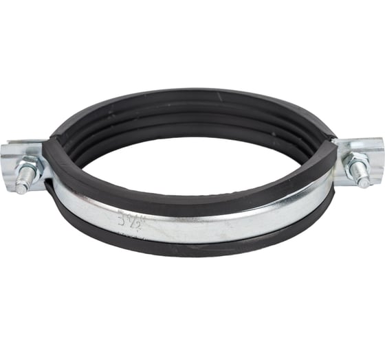 Cантехнический хомут с гайкой для труб СВК 3 1/2'' М8, 98-104 SVK-Fe098М8p Н0000025916
