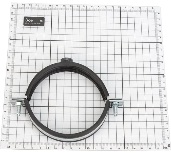 Cантехнический хомут с гайкой для труб СВК 3 1/2'' М10, 98-104 SVK-Fe098М10p Н0000025917