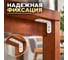 Уголок крепежный металлический 100х60 мм, бытовой, белый арт. ООО "СВОЙ МАСТЕР" 08.0015 4