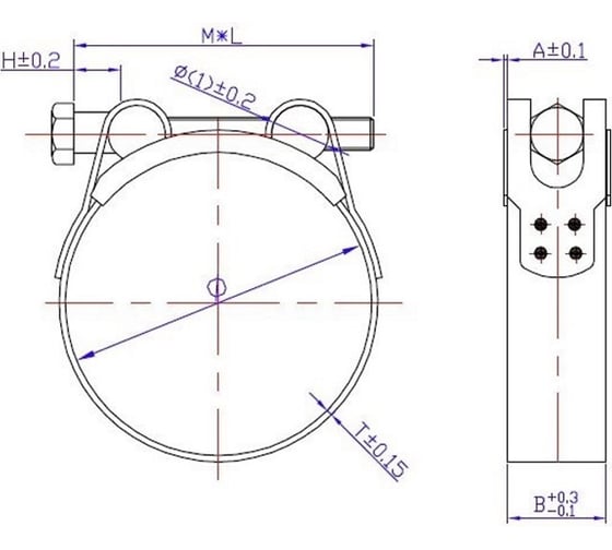 Силовой хомут Гроссис ROBUST 26-28 мм (18 мм) W1, 10 шт. 8002439