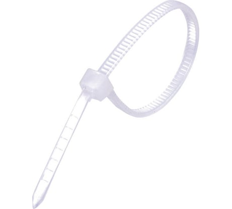 Нейлоновая стяжка хомут ExeGate CV66-200x4.8W нейлон 6.6, 200x4.8 мм, неоткрывающаяся, halogen free, -40...+85C, белая, 100 шт. 292914