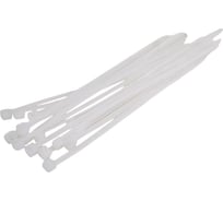 Нейлоновая сверхпрочная стяжка (хомут) SONNEN Power Lock, 2,5x100 мм, белая, 100 шт. 607918