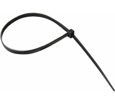 Нейлоновая сверхпрочная стяжка (хомут) SONNEN Power Lock, 2,5x100 мм, черная, 100 шт. 607915