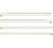 Роликовые направляющие Mebax 550 мм, белые 00-00002266