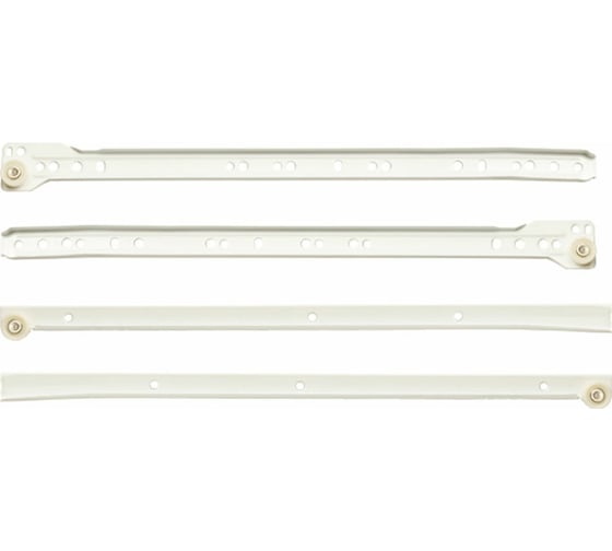 Роликовые направляющие Mebax 550 мм, белые 00-00002266 1