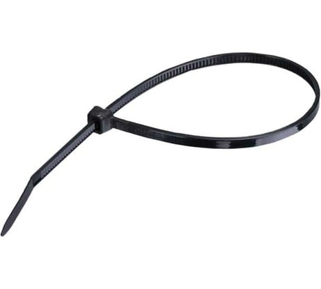 Хомут стяжка нейлоновая SUPRLAN 2,5x100мм черная UV (100pcs) 06-1009