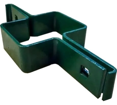 Хомут с болтами и гайками Крепче RAL 6005, 60x60 мм, средний, 10 компл. 2947775
