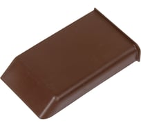 Заглушка для навеса Hafele левая, коричневая RAL8016 290.27.943