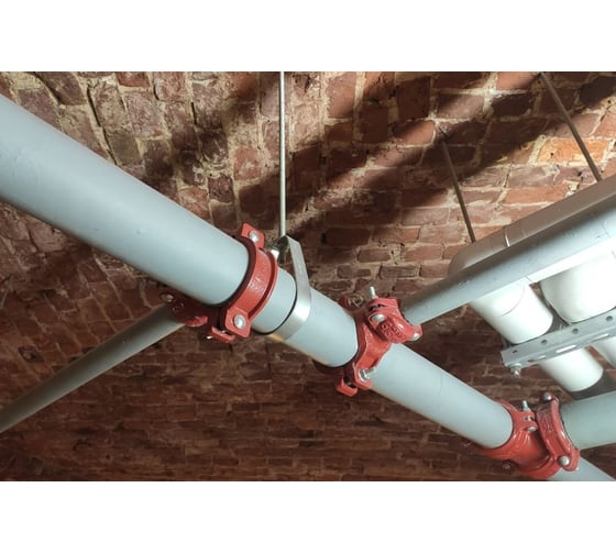 Хомут Sprinkler Lucky Guy d=116 мм, 4", 25x2 мм, с отверстием под М10, оцинкованный 400 14 116 8